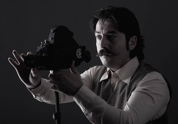 istock Portrait of camera man 155391538