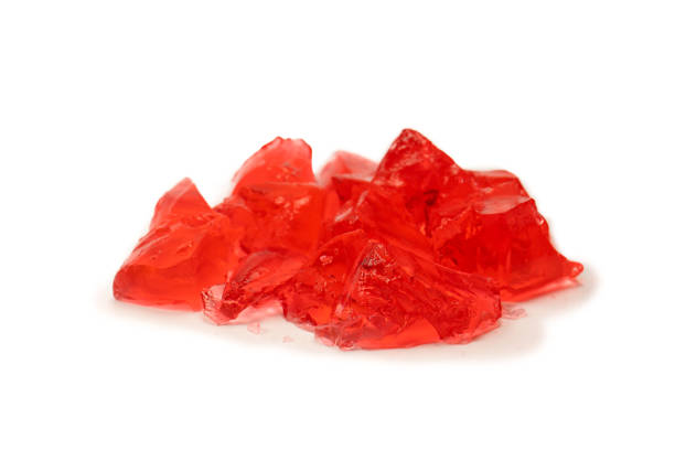 istock Sweet fruit jelly dessert isolated on a white background. 1553919601