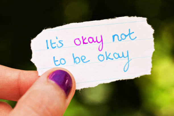 istock Hand-drawn message of acceptance: its okay 155392237