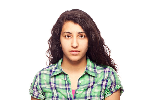 Portrait of a young woman http://bit.ly/1bpNamm moroccan woman stock pictures, royalty-free photos & images