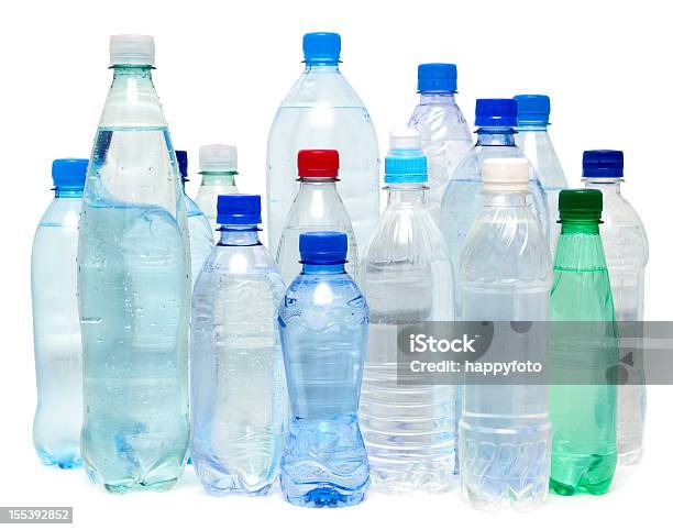 Bottles Of Water Stock Photo - Download Image Now - Purified Water, Bottle, Blue