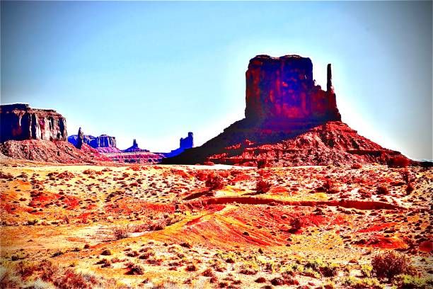 istock Monument Valley Scene From The Navajo Territory 1553930171