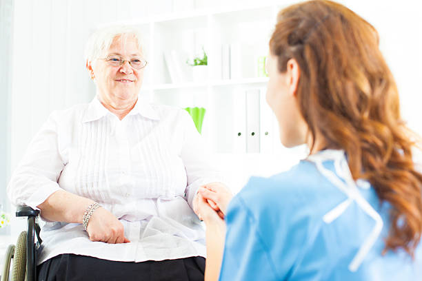 istock Senior Woman at nursing home. 155393069