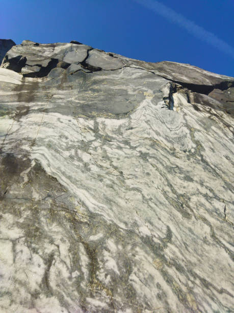 istock Summer landscape with abandoned marble quarry. 1553930701