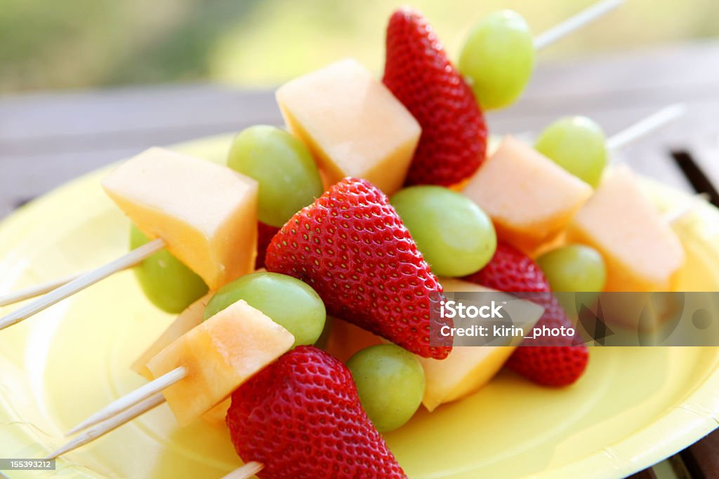 fruit kebabs Fruit Stock Photo