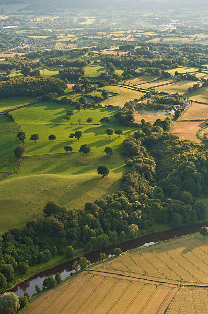 istock Summer sunlight on idyllic rural landscape 155393490