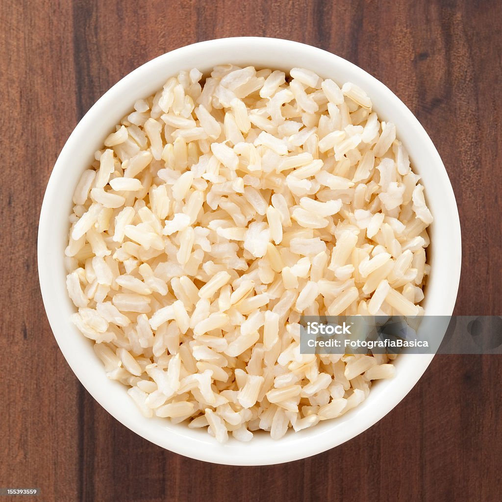 Fervido Arroz Integral - Royalty-free Arroz Integral Foto de stock