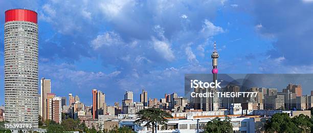 Johannesburg Sunrise Cityscape Stock Photo - Download Image Now - Johannesburg, Urban Skyline, Hillbrow