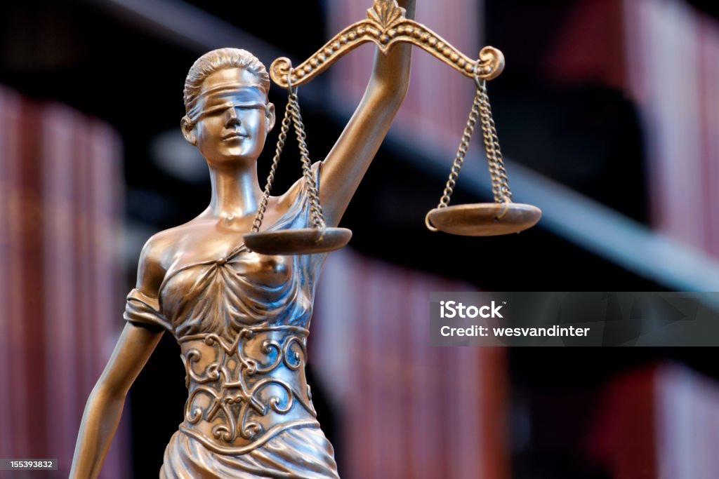 Themis "Blind Lady Justice" Lady Justice Stock Photo