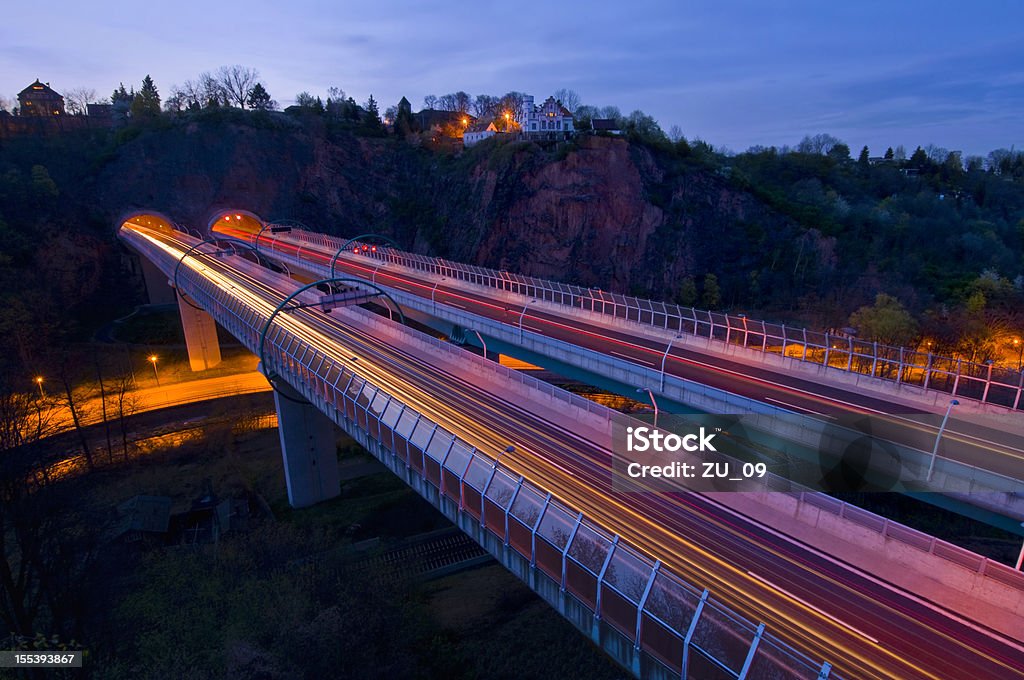 Highway (Brücke in die tunnel, nahe Dresden) - Lizenzfrei Freital Stock-Foto
