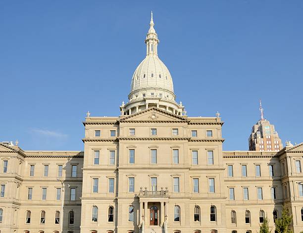 istock Capitol Building, Lansing Michigan 155394196