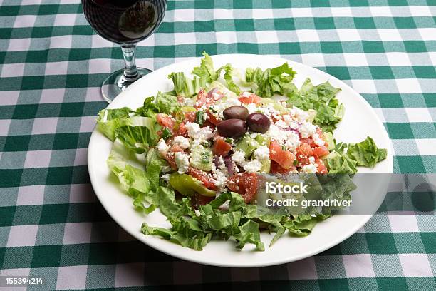 Griechischer Salat Stockfoto und mehr Bilder von Farbbild - Farbbild, Feta, Fotografie