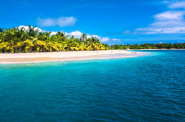 istock Lonely tropical island in the Caribbean 155394427