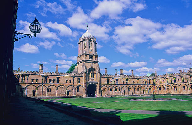 istock Christ Church's Tom Tower, Oxford University, England 155394552