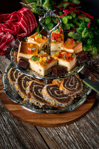 Various sweet cakes.