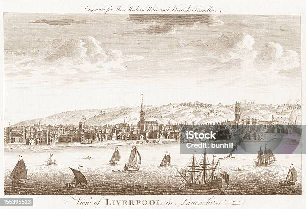 Liverpoolxviii Secolo Incisione - Fotografie stock e altre immagini di Schiavitù - Schiavitù, XVIII° secolo, Stile del XVIII secolo