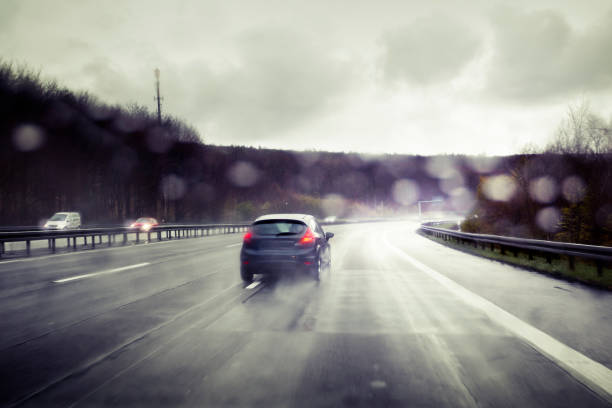 istock Bad weather on the highway 155395577