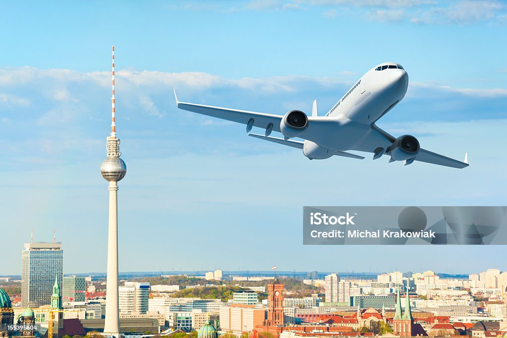 Avião de Berlim - Foto de stock de Avião royalty-free