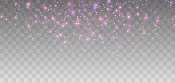 Color sparkles background. Vector shining particles