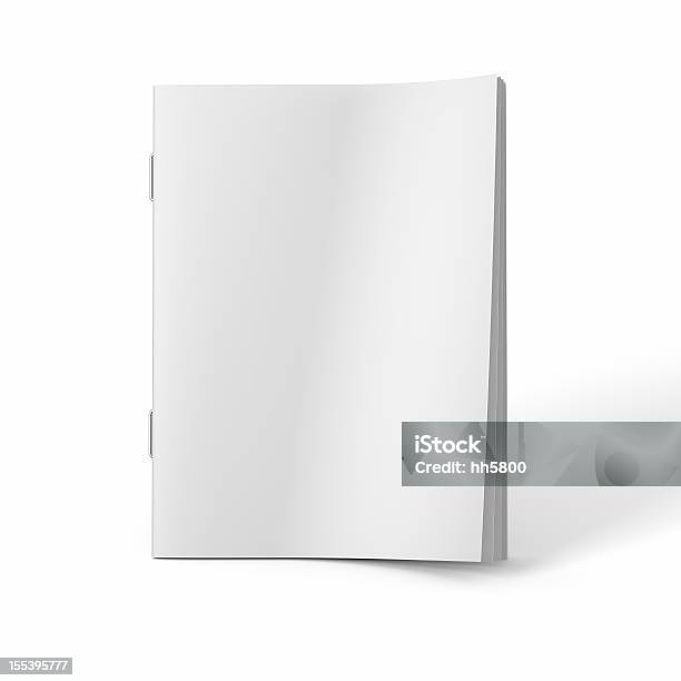 Blank Magazine Book Stock Photo - Download Image Now - Magazine - Publication, Book Cover, Newspaper
