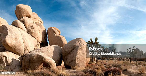 Rock Formation At Joshua Tree National Park Stock Photo - Download Image Now - Joshua Tree National Park, Yucca Brevifolia, Backgrounds