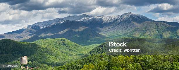 Montagne Fumose Panorama Di Primavera - Fotografie stock e altre immagini di Tennessee - Tennessee, Parco Nazionale Great Smoky Mountains, Grandi Montagne Fumose