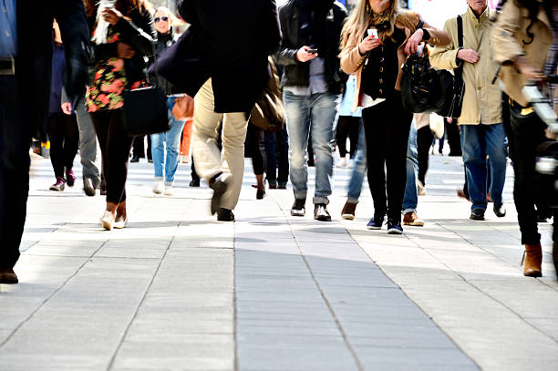 istock Long time exposure of pedestrians 155396074