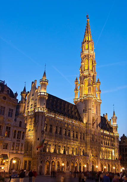 istock Grand Place & Town Hall, Brussels, Belgium 155396176