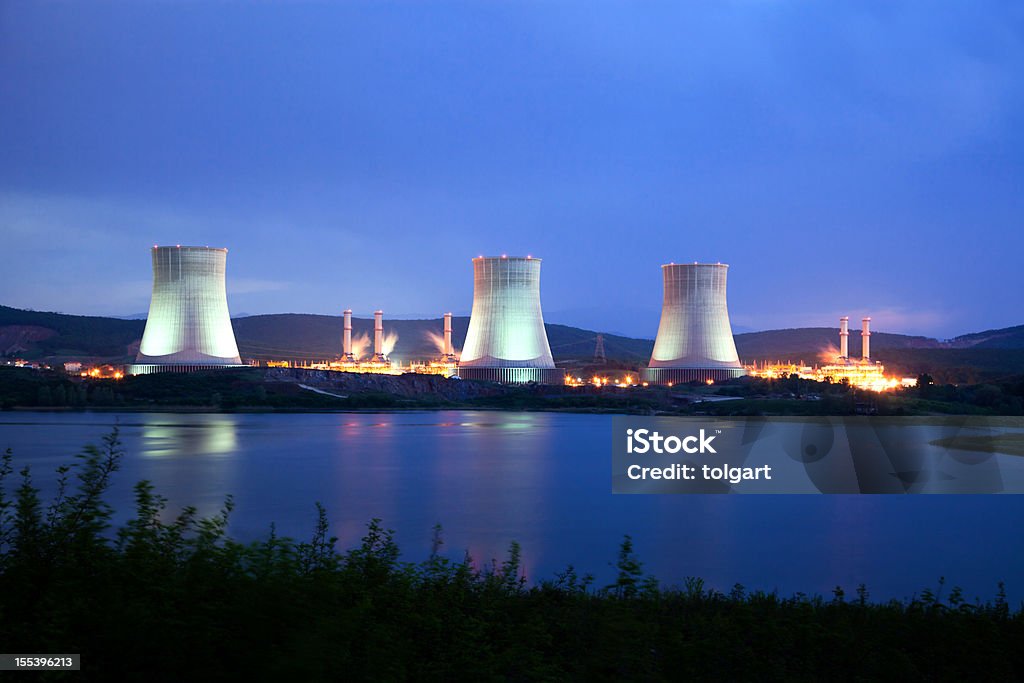 Power Station Nuclear Power StationPower Station Nuclear Power Station Stock Photo