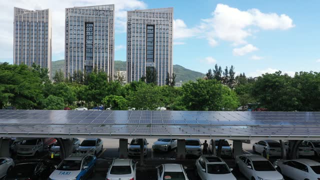 Urban Solar Electric Vehicle Charging Station