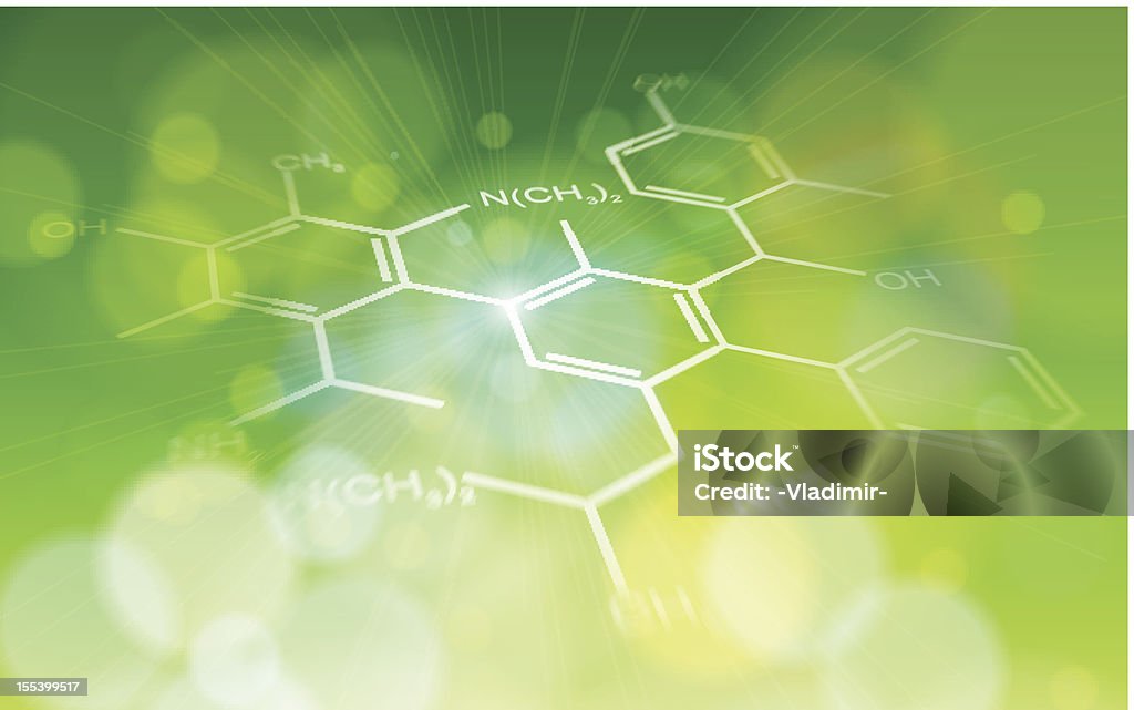 ecology фоне: Химические формулы - Векторная графика Атом роялти-фри