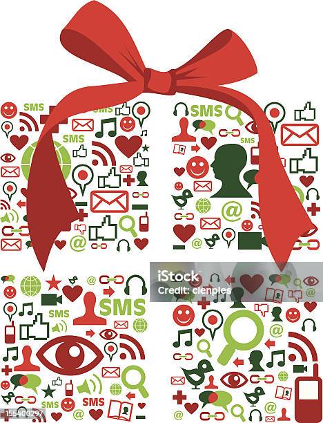 ソーシャルメディアのアイコンセットクリスマスギフト - お祝いのベクターアート素材や画像を多数ご用意 - お祝い, アイコン, アイコンセット