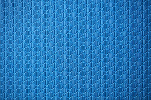 istock wave line pattern texture of the rubber background in blue.Pattern background of rubber. 1554010438