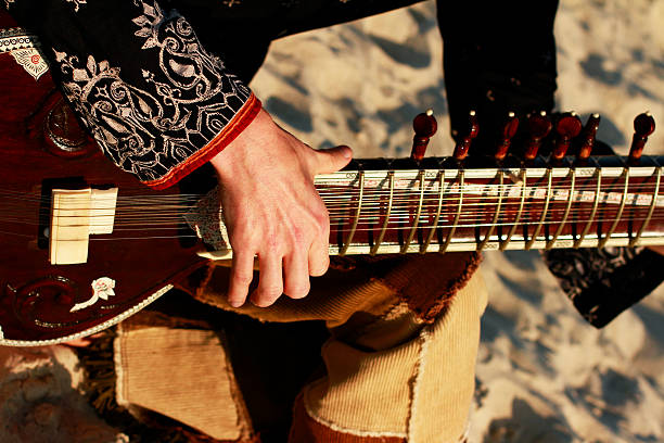 istock Man is playing on the sitar 155401481