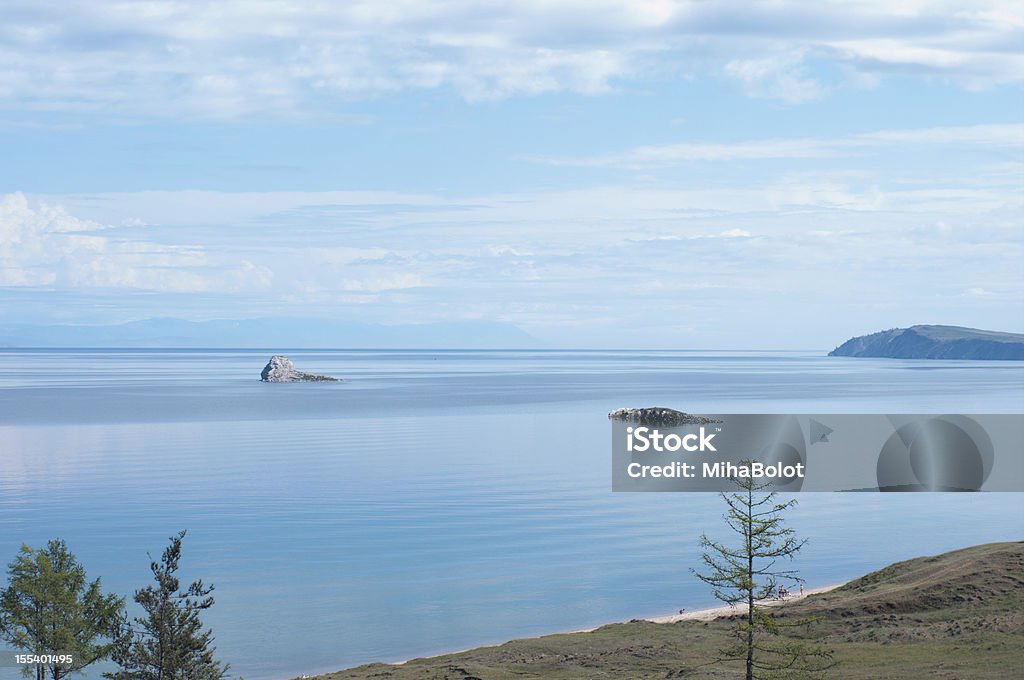 Noname pequenas ilhas no lago Baykal ver, - Foto de stock de Lago Baikal royalty-free