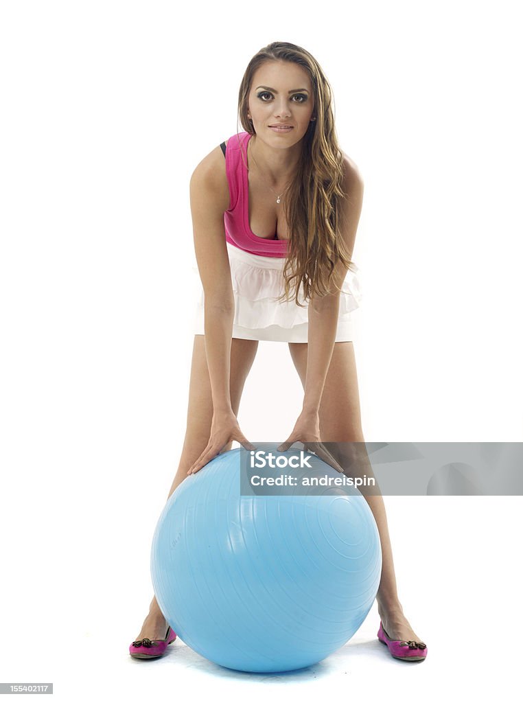 Mulher de fitness - Foto de stock de Academia de ginástica royalty-free