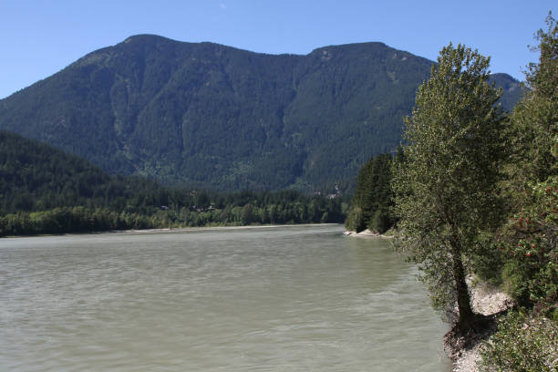 Fraser River as it goes through Hope, British Columbia