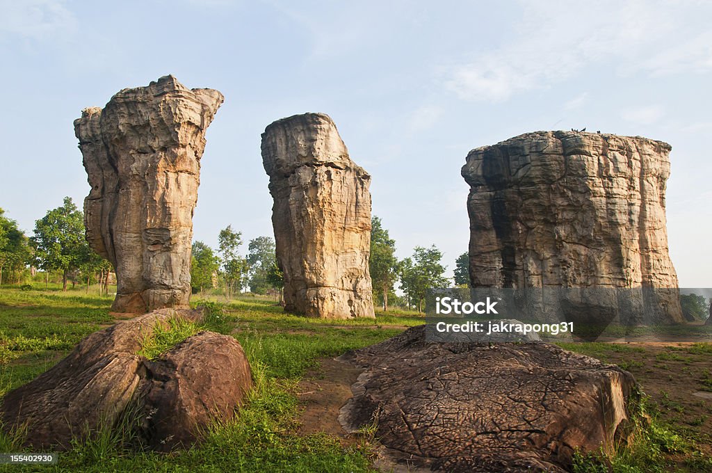 Stonehenge da Tailândia - Royalty-free Anoitecer Foto de stock