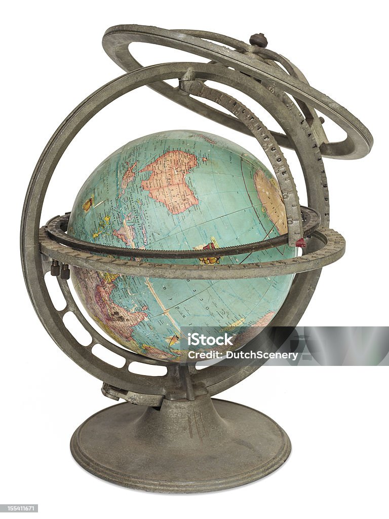 빈티지 globe 철 디어필드에서 - 로열티 프리 19세기 스톡 사진