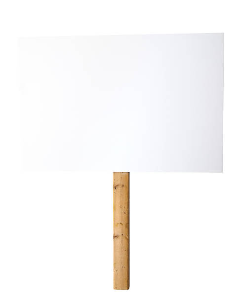 blank schild - picket line fotos stock-fotos und bilder