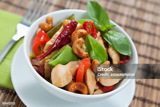 Chicken Cashew Nuts Stock Photo - Download Image Now - Cashew, Chicken Meat, Stir-Fried