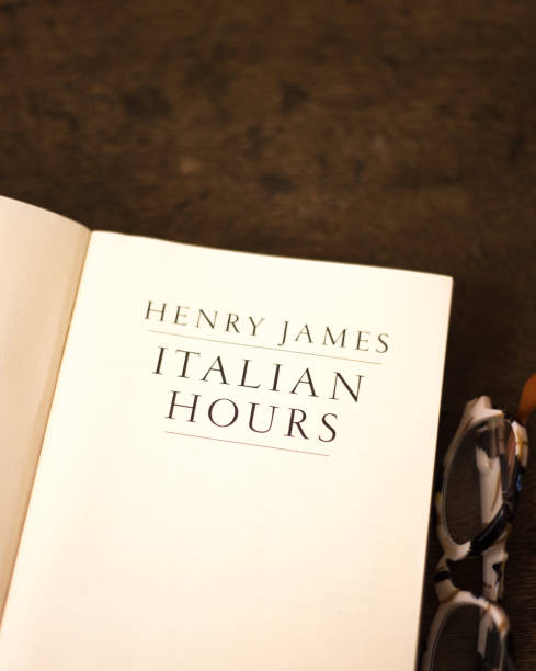 istock Open Book, Title Page: Henry James Italian Hours 1554123542