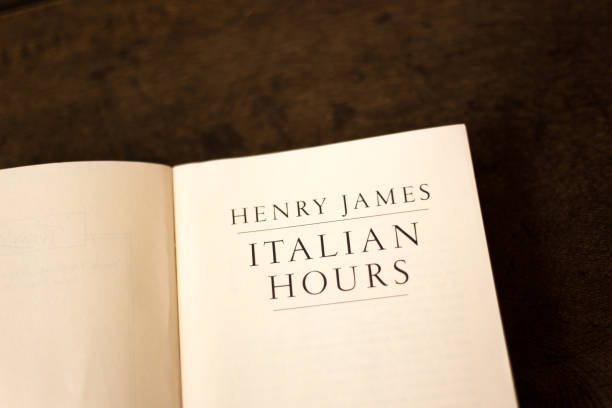 Open Book, Title Page: Henry James Italian Hours