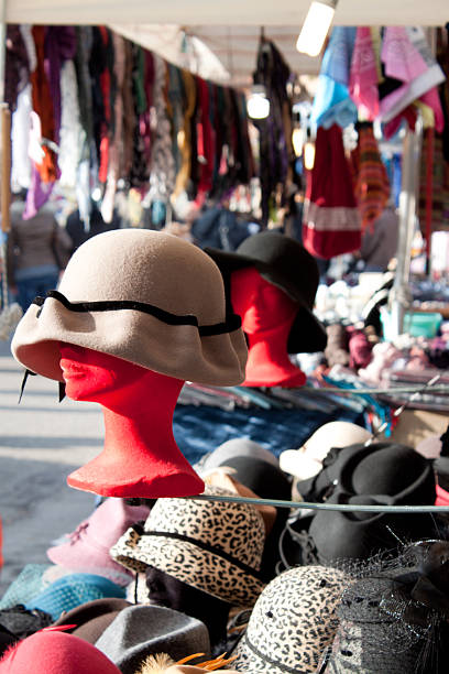 istock hats at the market 155414214