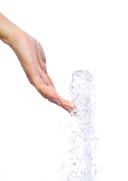 istock Closeup of nice wet hand 155415259