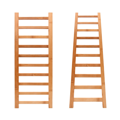 Ladder (Clipping path!) isolated on white background.