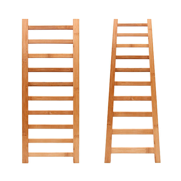 Ladder (Clipping path!) isolated on white background Ladder (Clipping path!) isolated on white background. ladder stock pictures, royalty-free photos & images