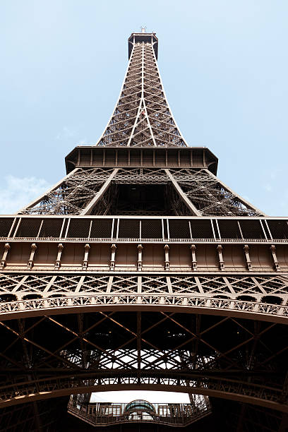 istock Side View of Eiffel Tower in Paris, France 155415599