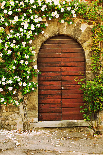 antigua puerta - sun sunlight italy florence italy fotografías e imágenes de stock