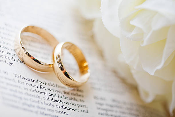 istock Wedding Vows, Bouquet and Rings 155416266